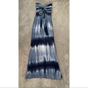 Blue Tie Dye Maxi Dress Women’s Medium